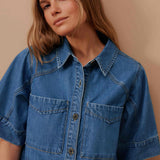 Ava Short Sleeve Mini Dress