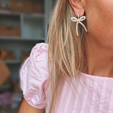 Pearly Bow Earrings