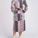 Linear Floral Dress