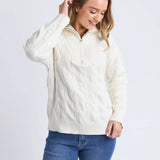 Zalie Zip Knit
