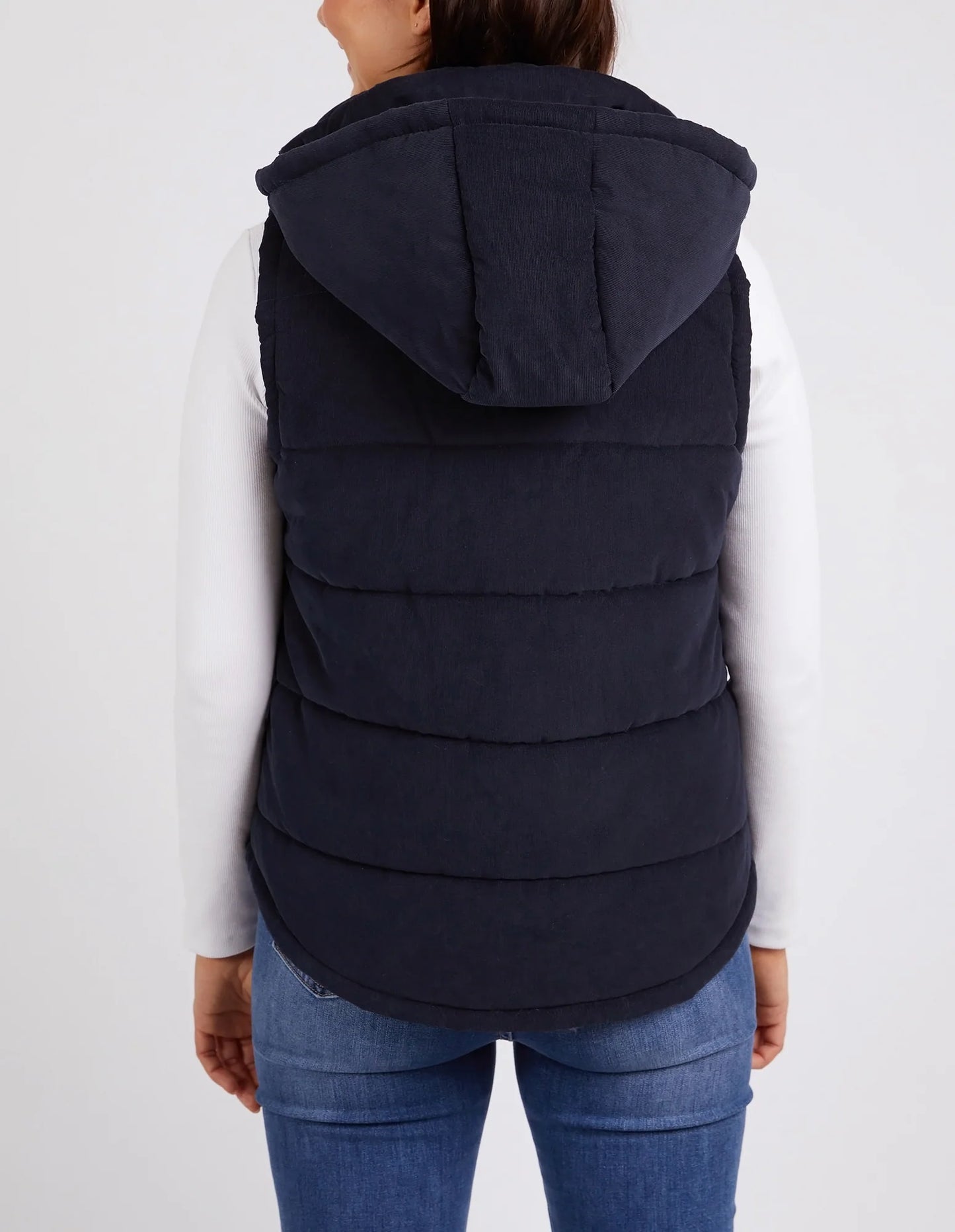 Cord Puffer Vest