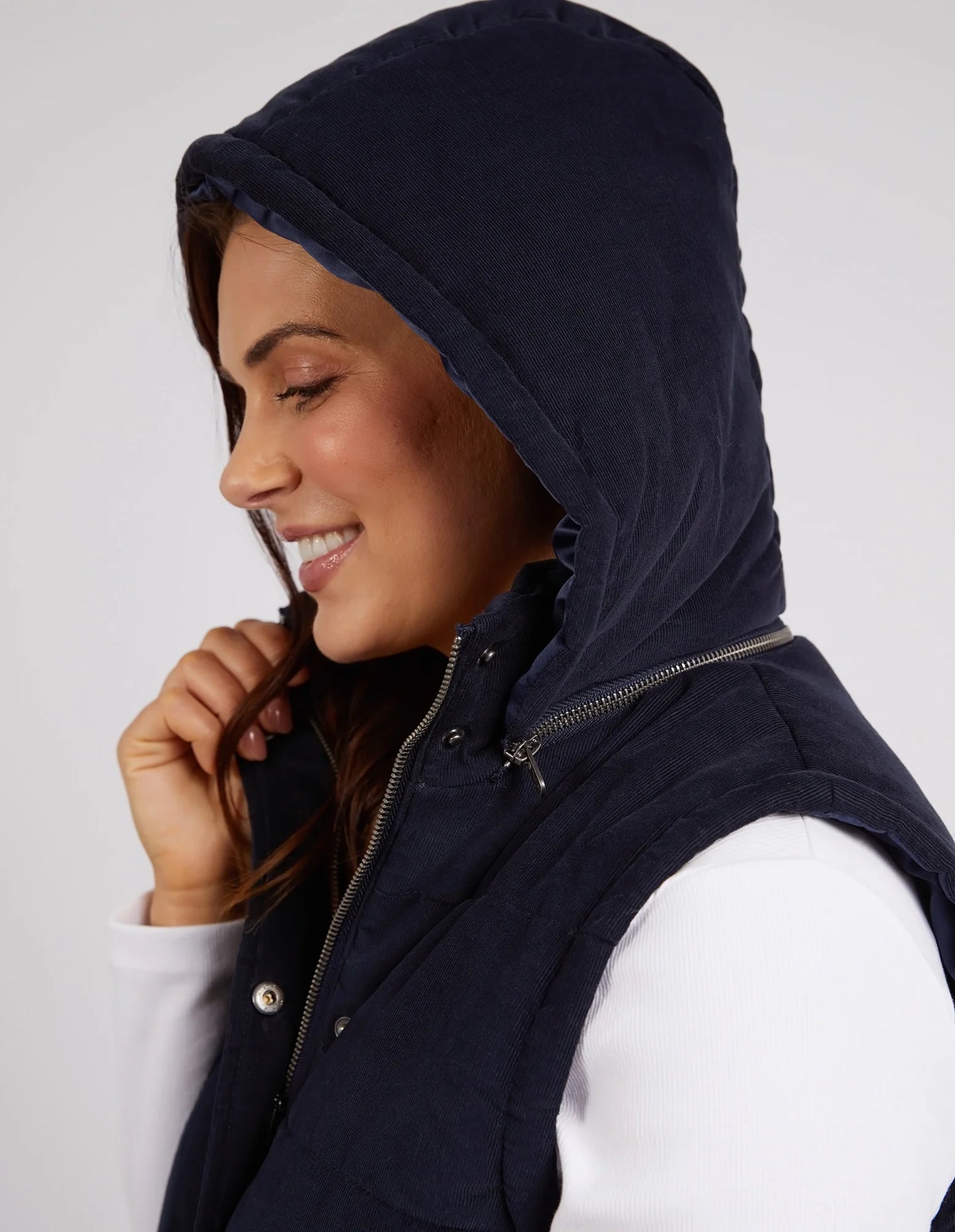 Cord Puffer Vest