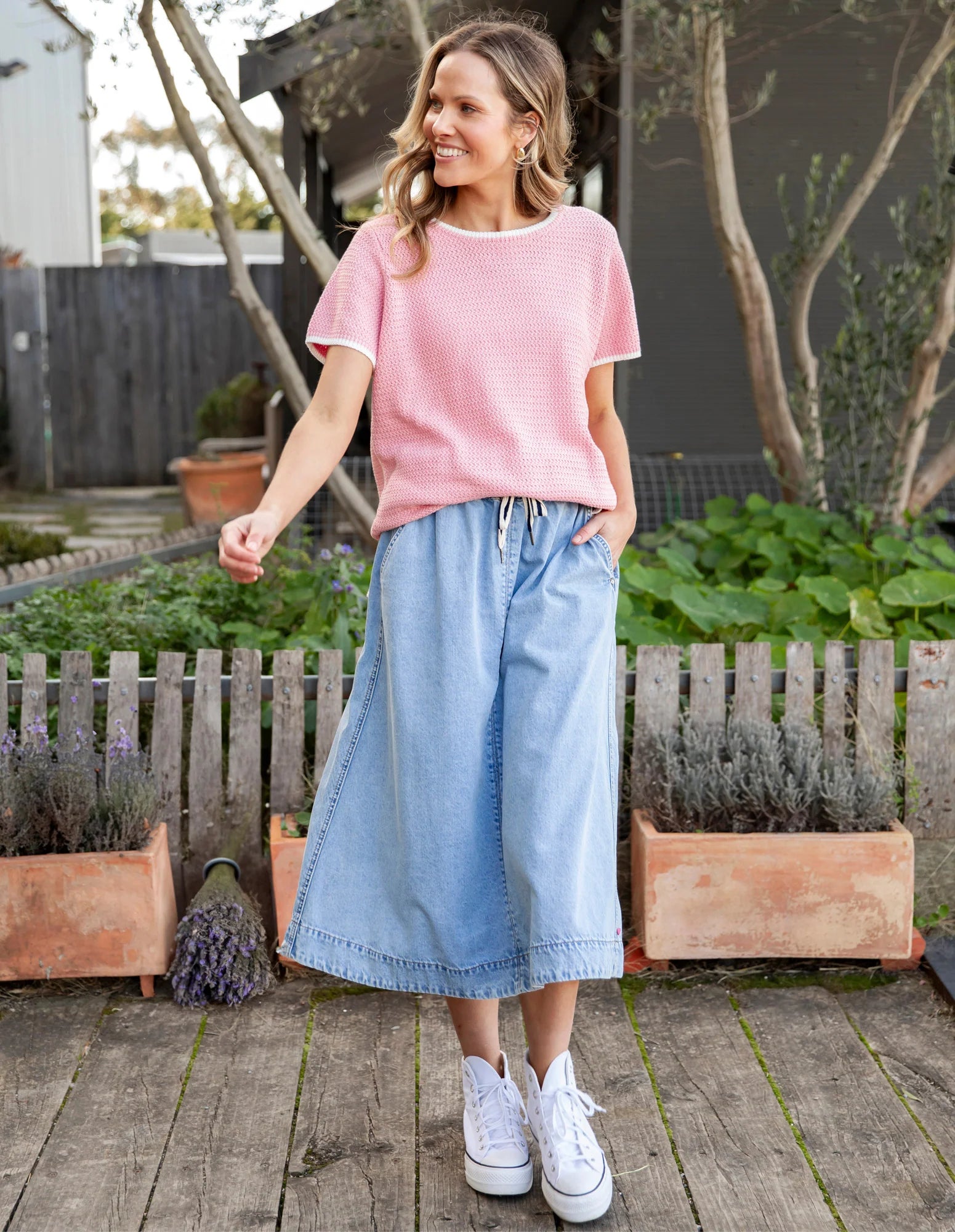 Greta Denim Skirt – Top Paddock Clothing