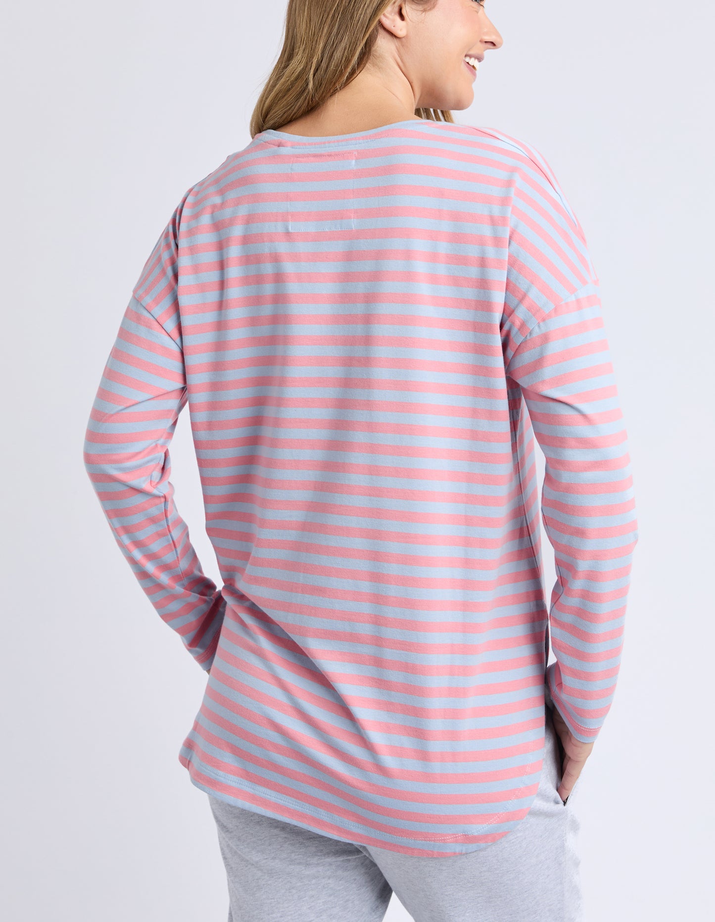 Lauren LS Stripe Tee