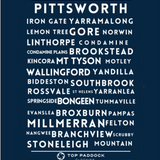 Home Town Tea Towel