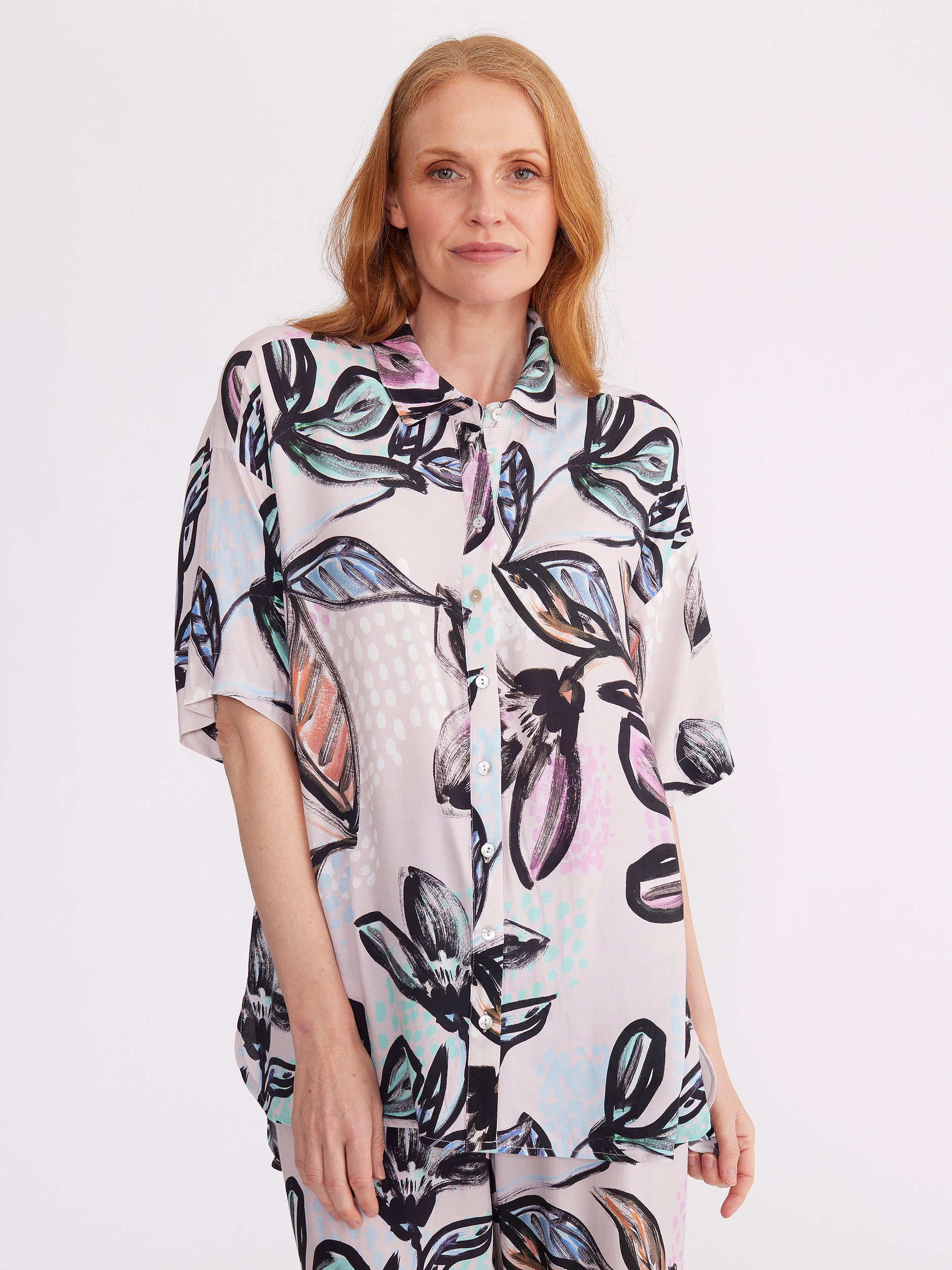 Crayon Print Shirt Top Paddock Clothing