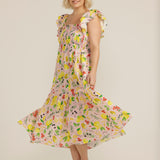 Shirred Bodice Dress