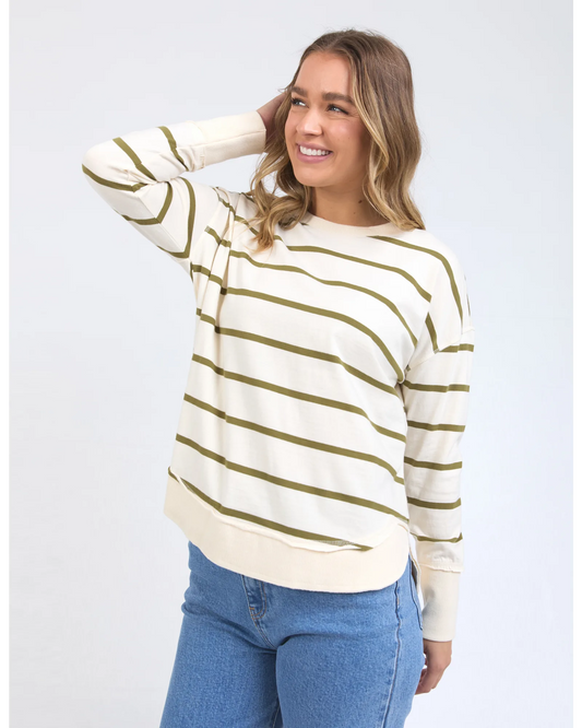 Farrah Stripe Crew