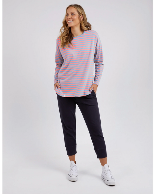 Lauren LS Stripe Tee