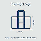 Overnight Bag – Navy Horseshoe
