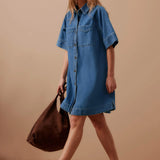Ava Short Sleeve Mini Dress