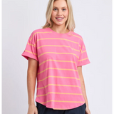 Halli S/S Tee - Stripe
