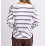 Eliza Boat Neck tee