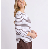 Eliza Boat Neck tee