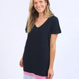 Draw the Line Tee Dress