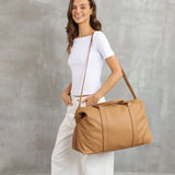 Alexis Stripe Weekender Travel Bag