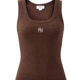 Zoe Contour Rib Scoop Tank