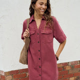 Bonnie Relaxed Shirt Dress