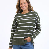 Jayne Stripe Throw On Top