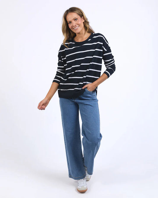 Jayne Stripe Crew