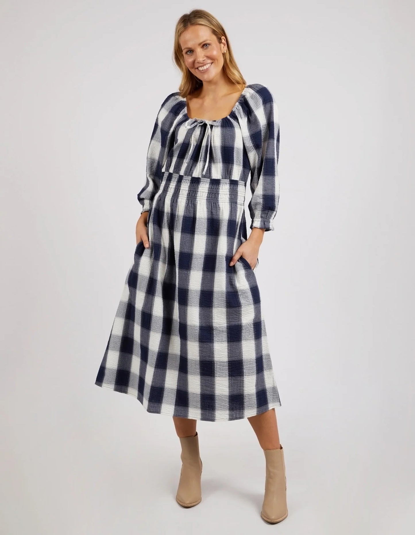 Cedar Check Dress