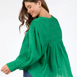 Montana Blouse Pine Green