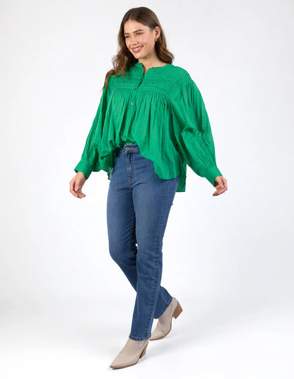 Montana Blouse Pine Green