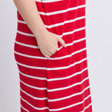 Crimson Tee Dress