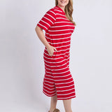 Crimson Tee Dress