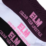 Jaquard 3 Pack Socks