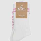 Ribbed College Sock