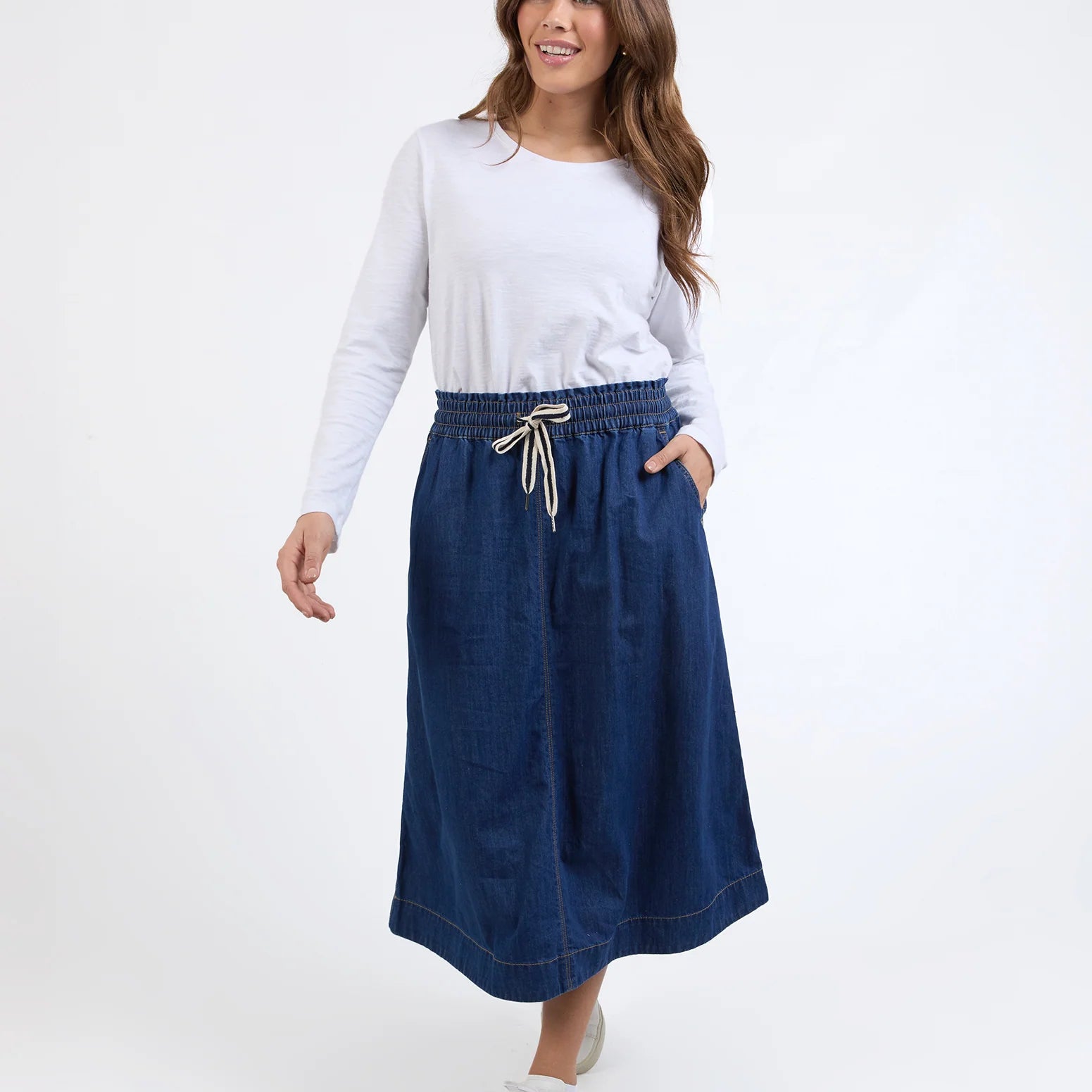 Greta Denim Skirt