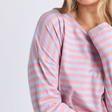 Lauren LS Stripe Tee