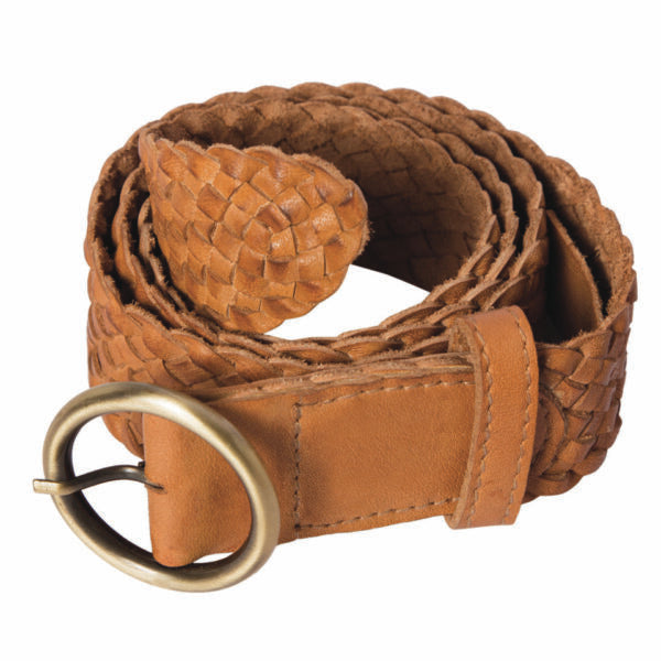Woven Leather Belt