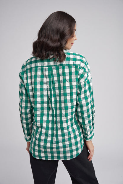 Boyfriend Gingham Shirt