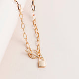 Padlock Fob Necklace