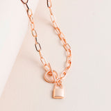 Padlock Fob Necklace