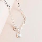 Padlock Fob Necklace