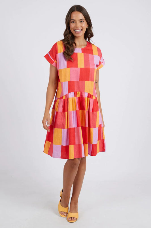 Soleil Check Dress