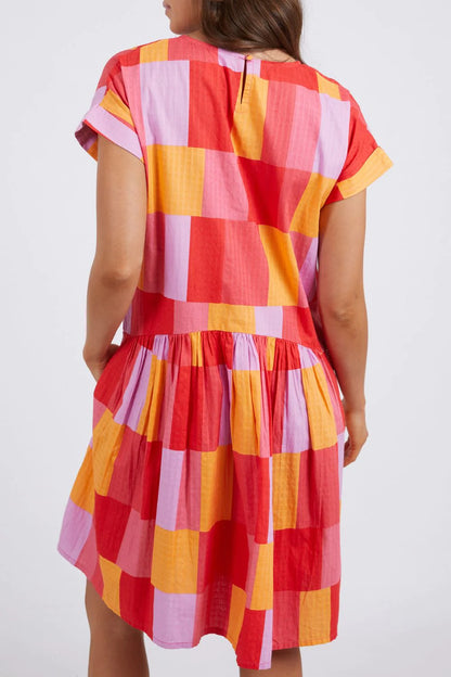 Soleil Check Dress