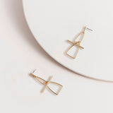 Geo Drop Earrings