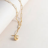 Drop Ball Fob Necklace