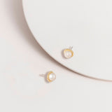 Framed Pearl Earrings
