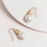 Baroque Pearl Hook Earrings