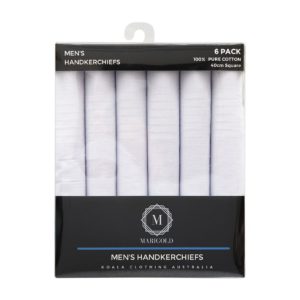 Mens Handkerchiefs 6 pack