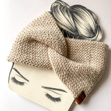 Twist Knit Headband - Wool Blend