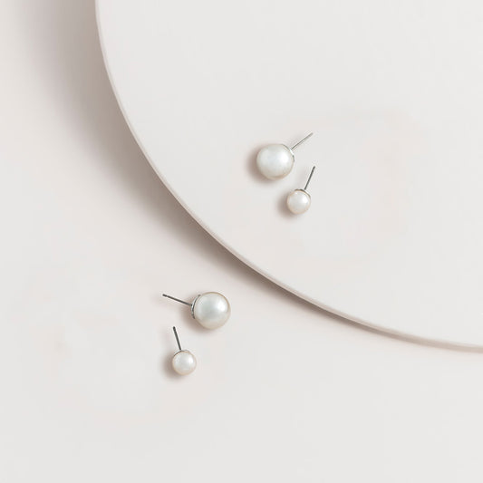 Pearl Earring Set