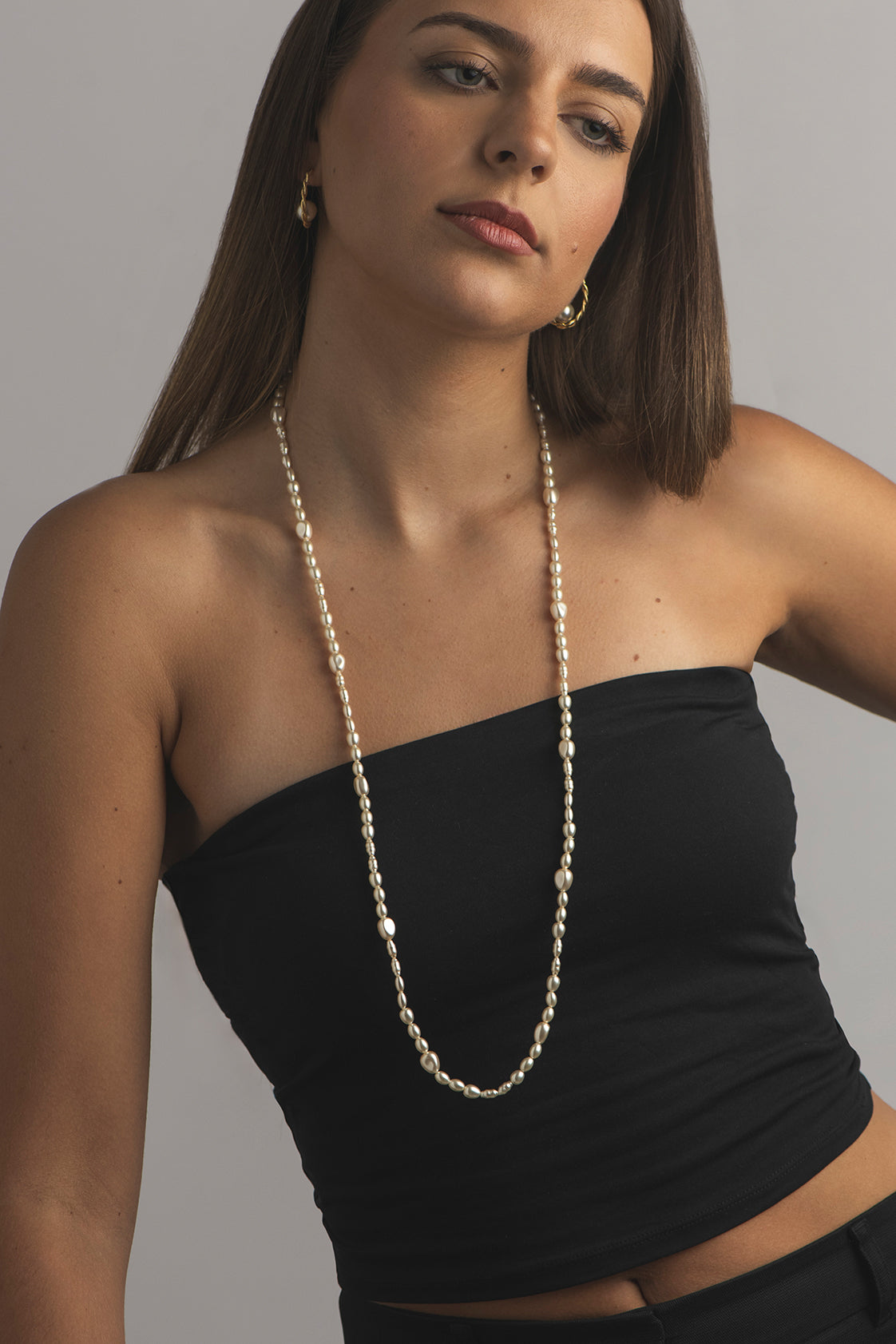 Long Mixed Shape Pearls