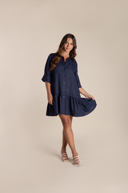 Flouncy Hem Dress