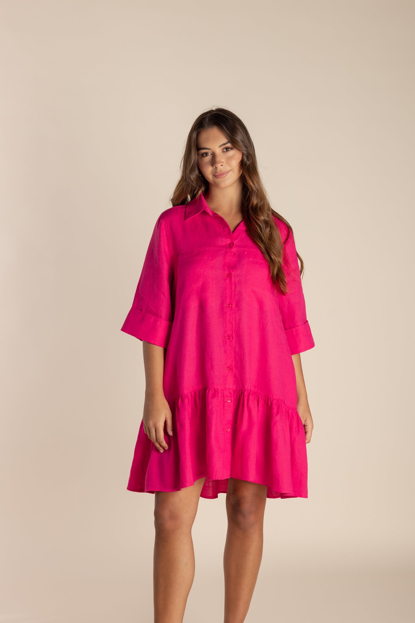 Flouncy Hem Dress